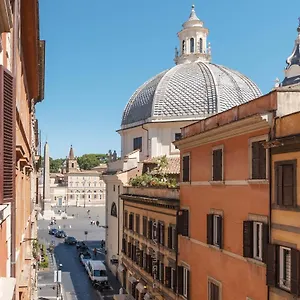 Piazza Del Popolo With View Rome
